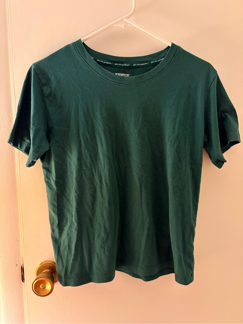 Crew Neck Green Women's T-Shirt